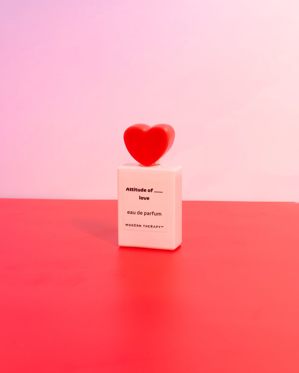 Attitude of Love perfume product photograph